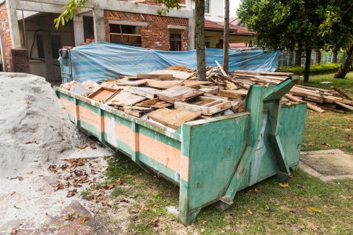 Residential furniture being cleared in Stokenewington